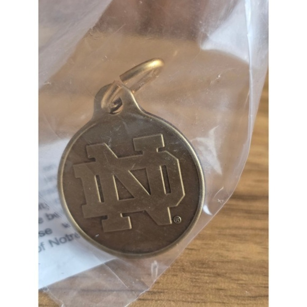 Acclaim Notre Dame Charm OS Gold NEW Class of 2016 Golden Dome ND Monogram